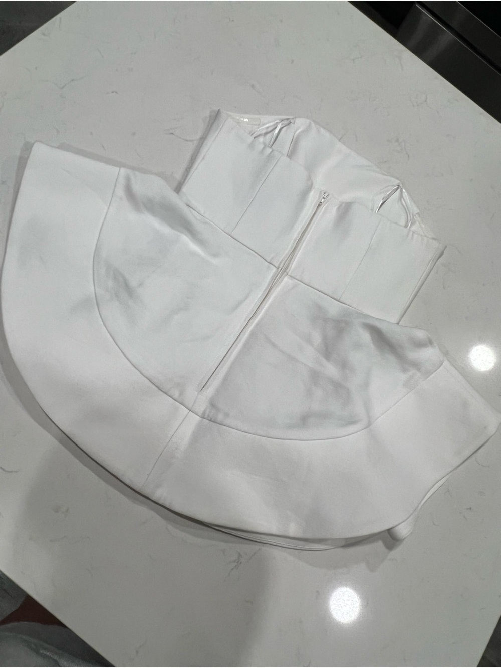 C/MEO Collective White Strapless Peplum Bustier Top - Picture 5 of 7